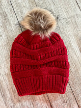 Load image into Gallery viewer, Pom Beanies with Custom Patch