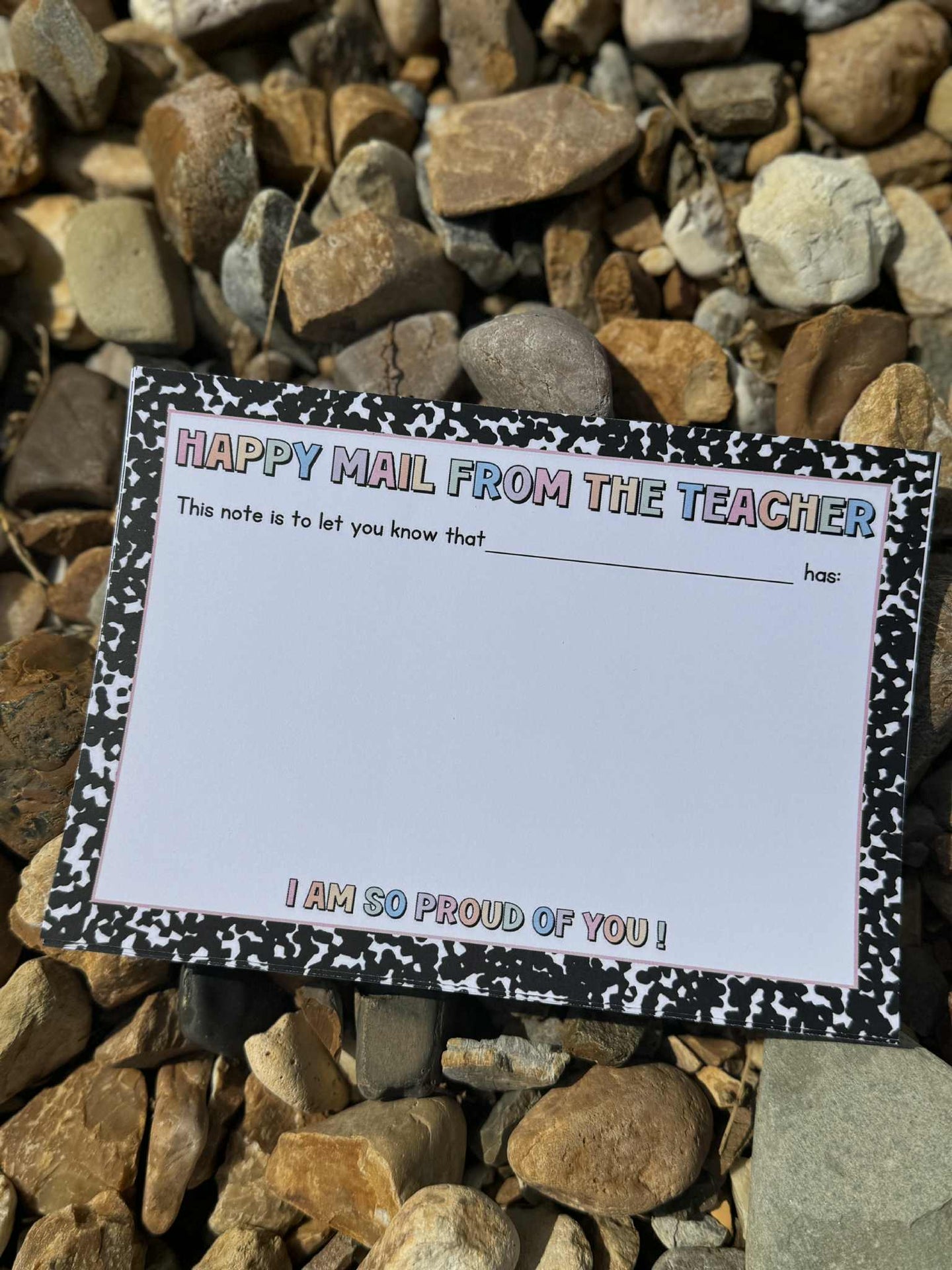 Teacher Mail Notepads