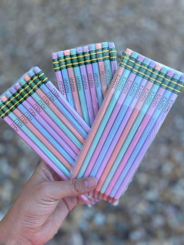 Custom Pastel Ticonderoga Pencils