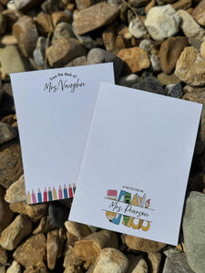 Custom Teacher Notepads