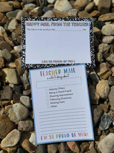 Load image into Gallery viewer, Teacher Mail Notepads