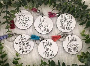 Teacher Keychains