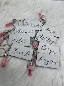 Name Keychains