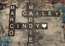 Load image into Gallery viewer, Scrabble Wall Tile Letters